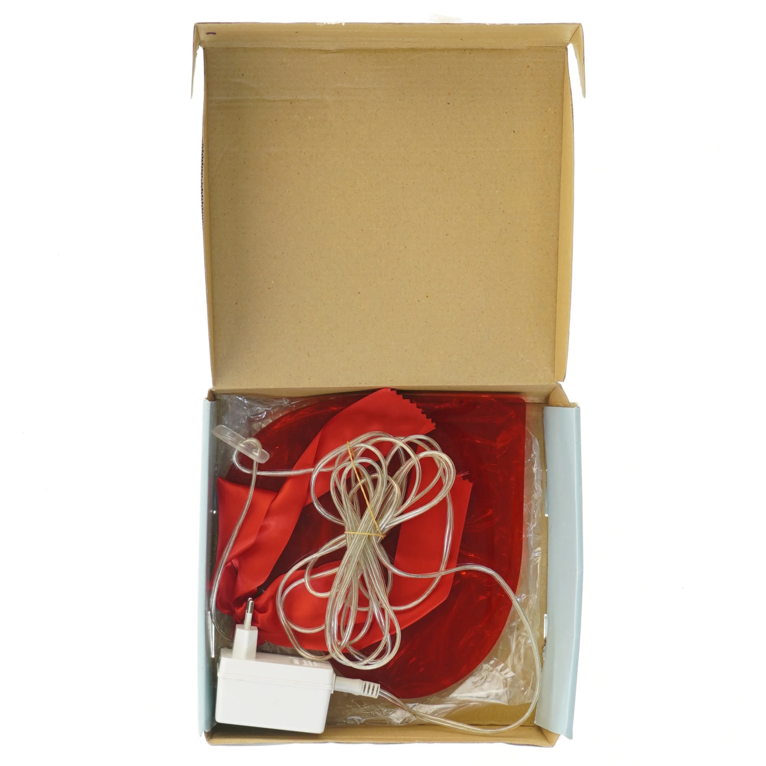 Akryl lysdekoration hjerte fra Sirius (str. 21x21 cm)