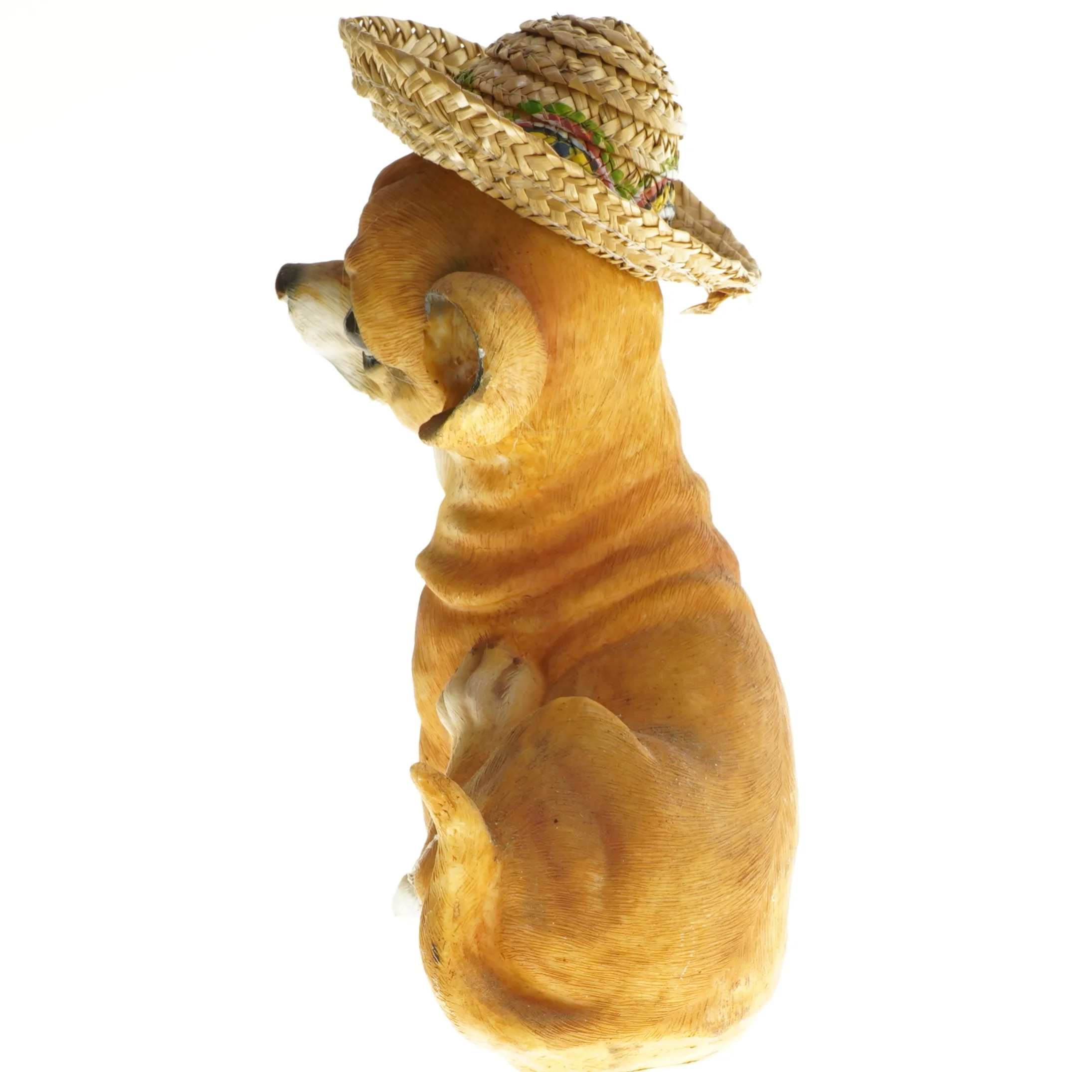 Hundefigur med sombrero (str. 25 cm)