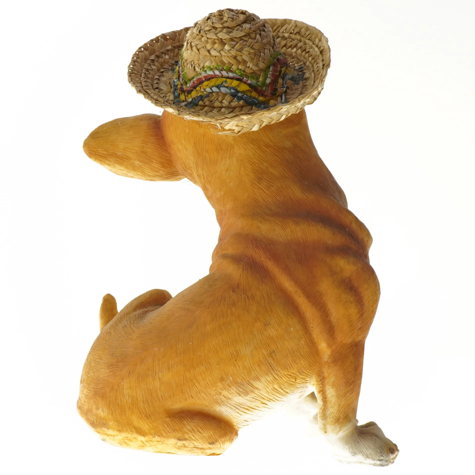 Hundefigur med sombrero (str. 25 cm)