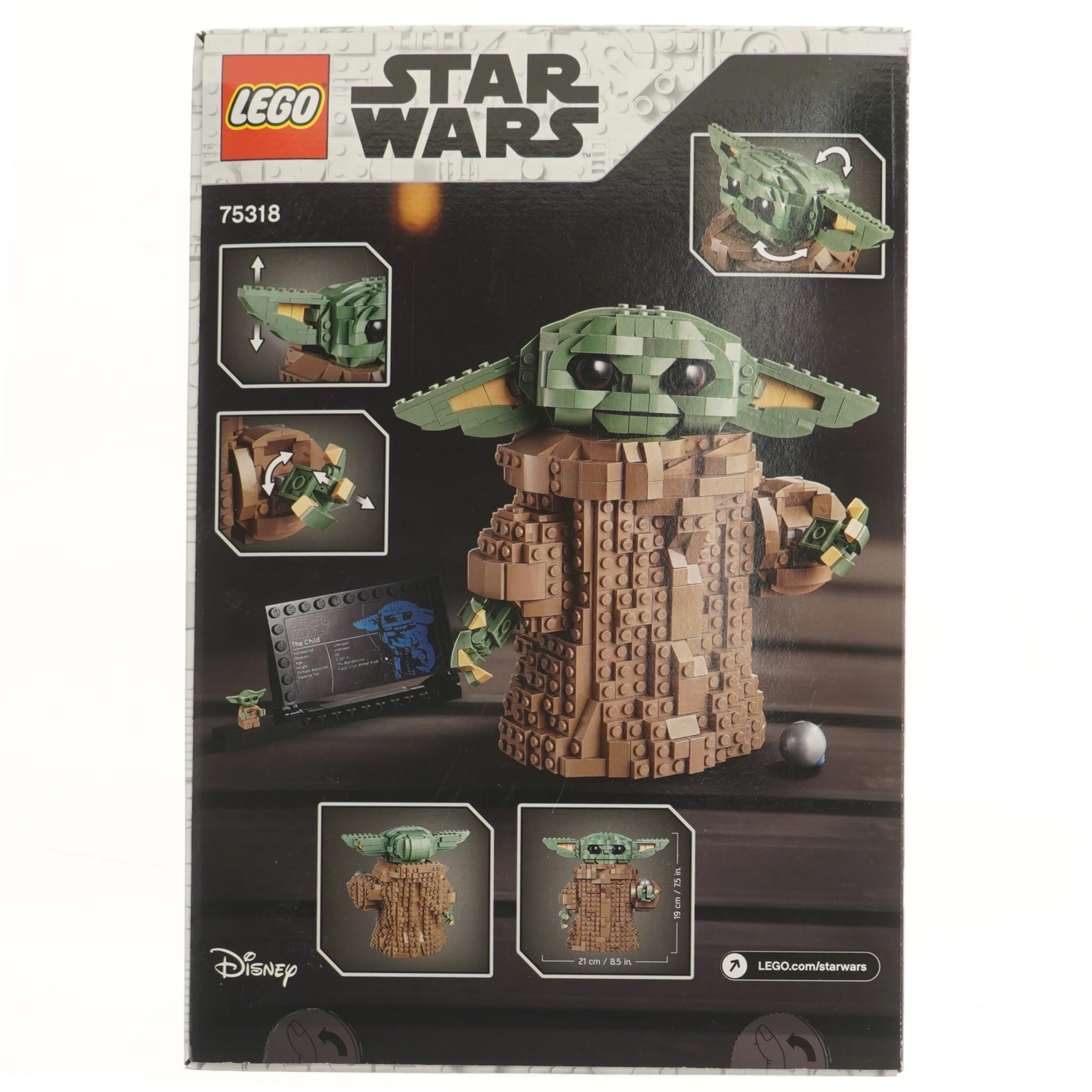 LEGO Star Wars Mandalorian The Child sæt fra Lego (str. 38x12x26 cm)