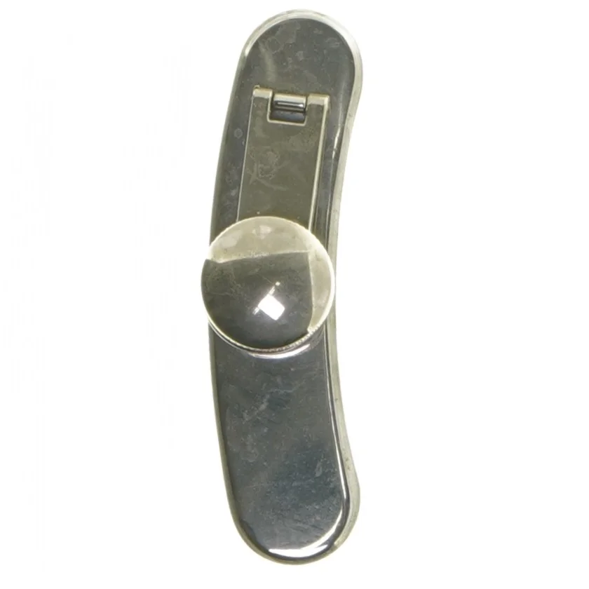 Lommelærke i rustfrit stål (str. 11x9x2 cm)