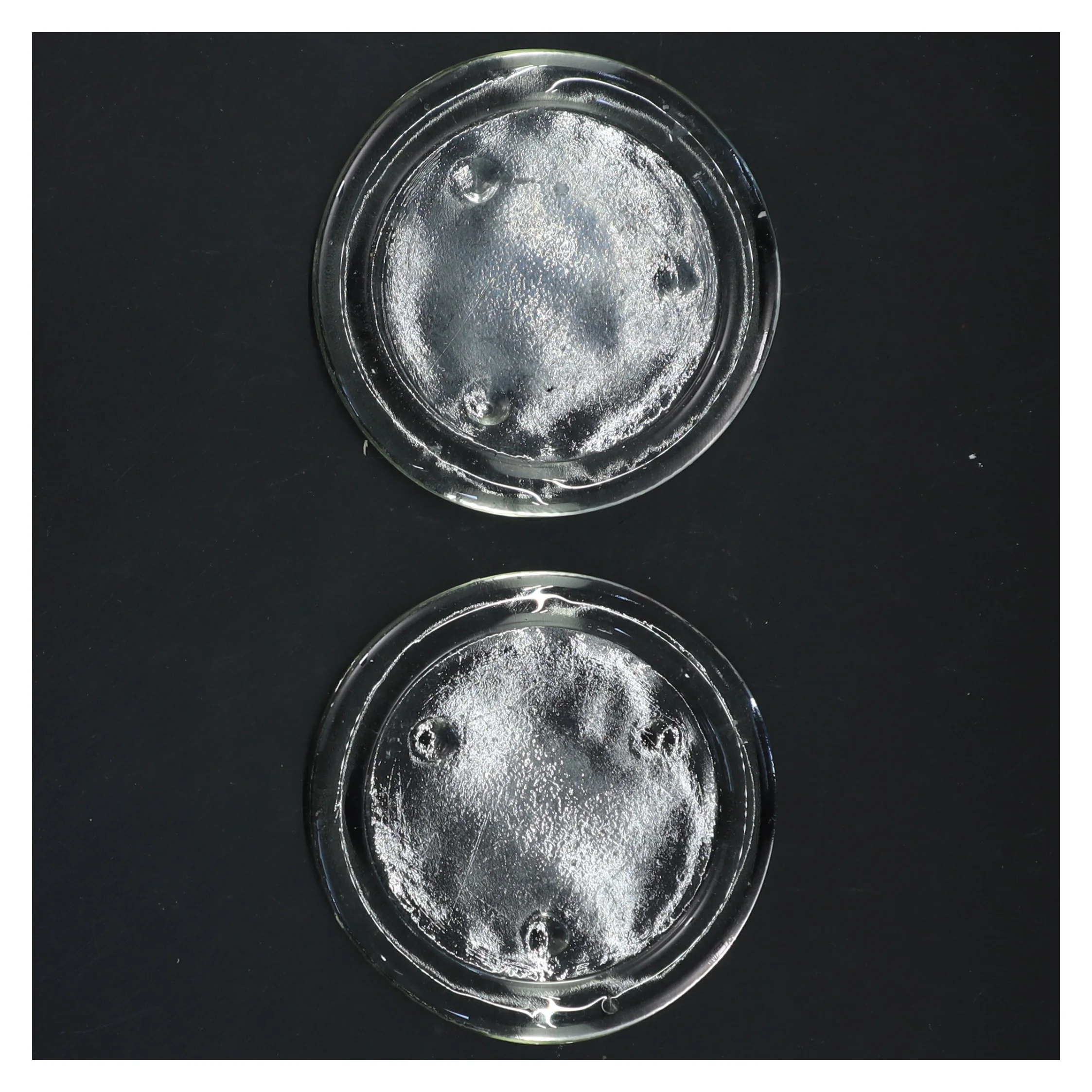 Glas skjulere til lysestager (str. Ø 10 cm) (DVD)