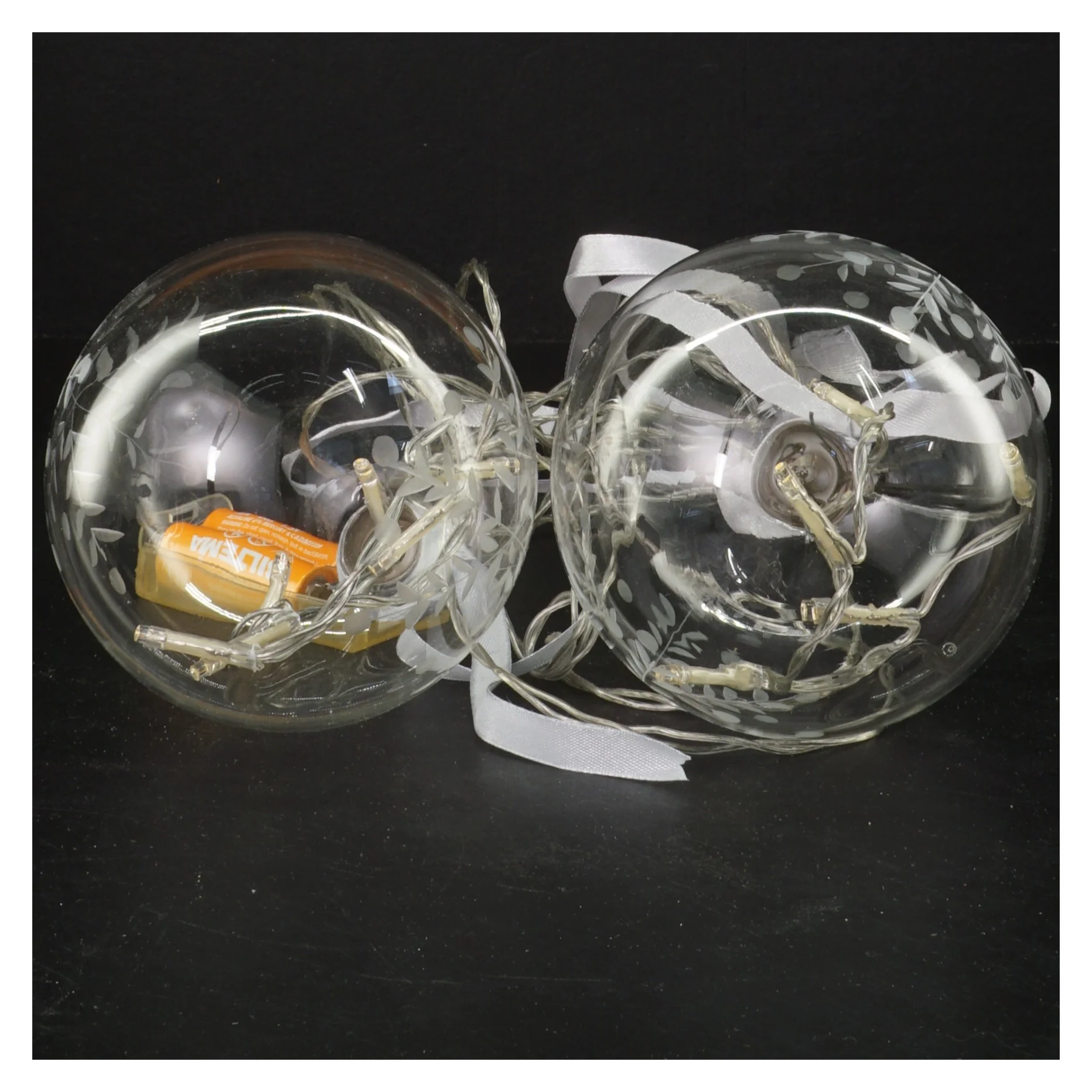 Lyskugle til batteri, 2 stk fra Conzept (str. Ø 10 cm)