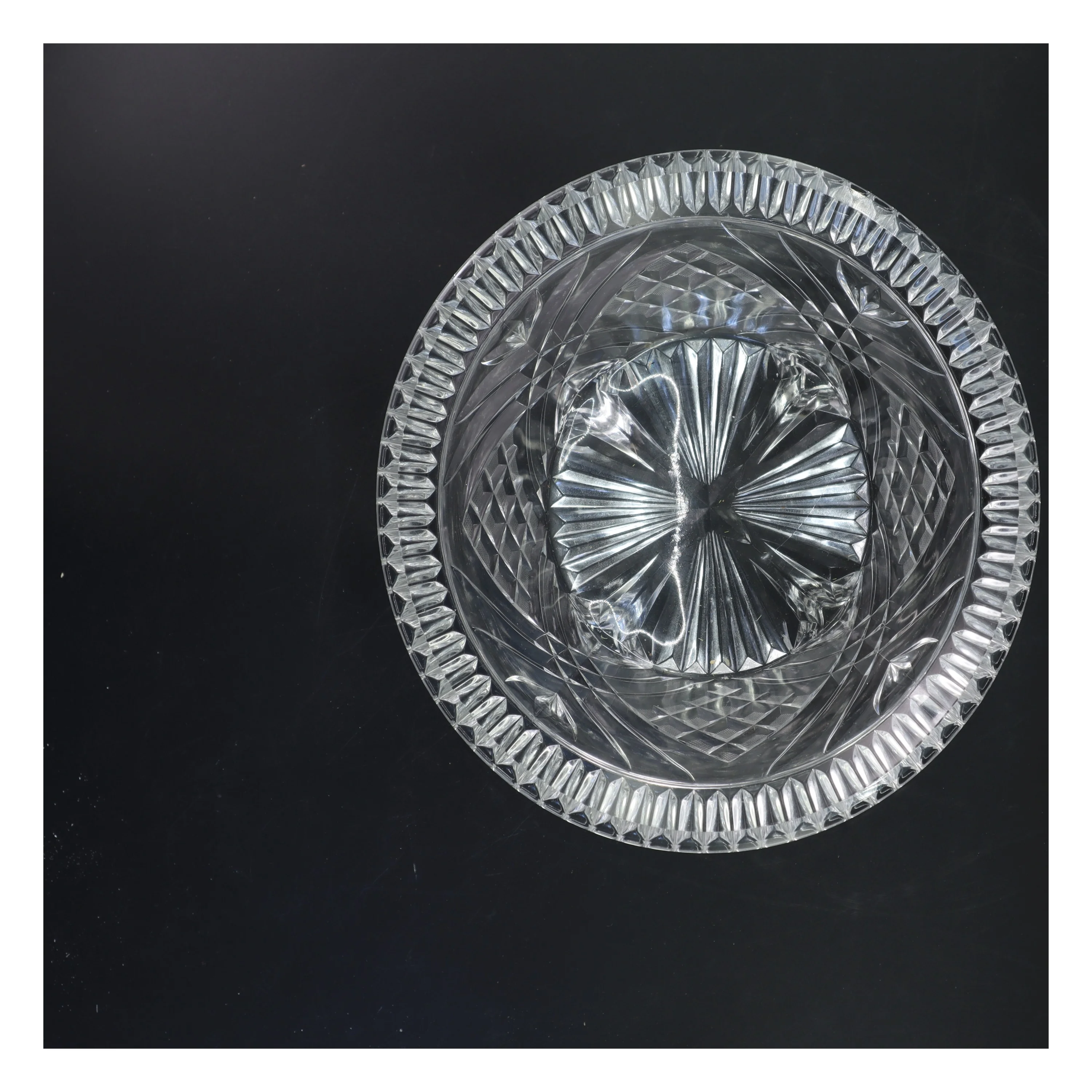 Glaskrukke på ben (str. 25x15 cm)