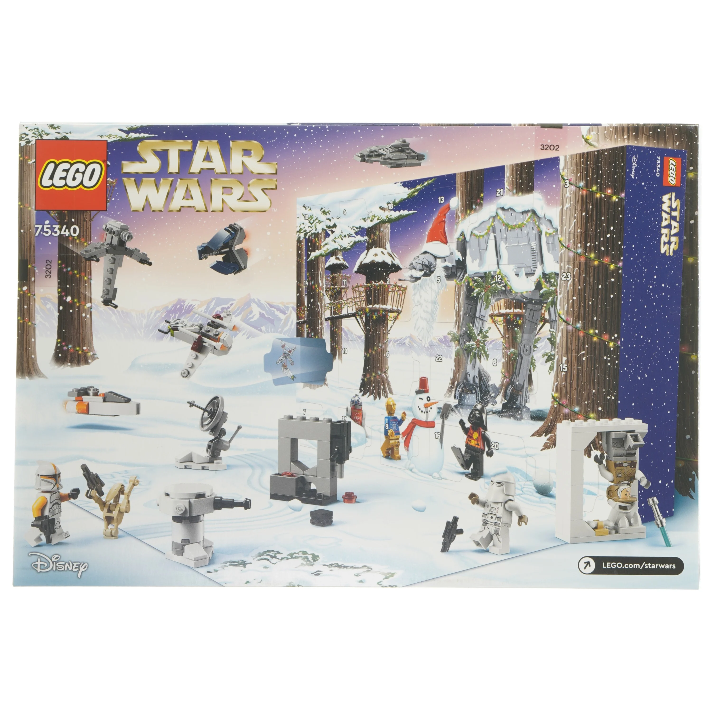 LEGO Star Wars adventskalender fra Lego (str. 26x6,5x38 cm)