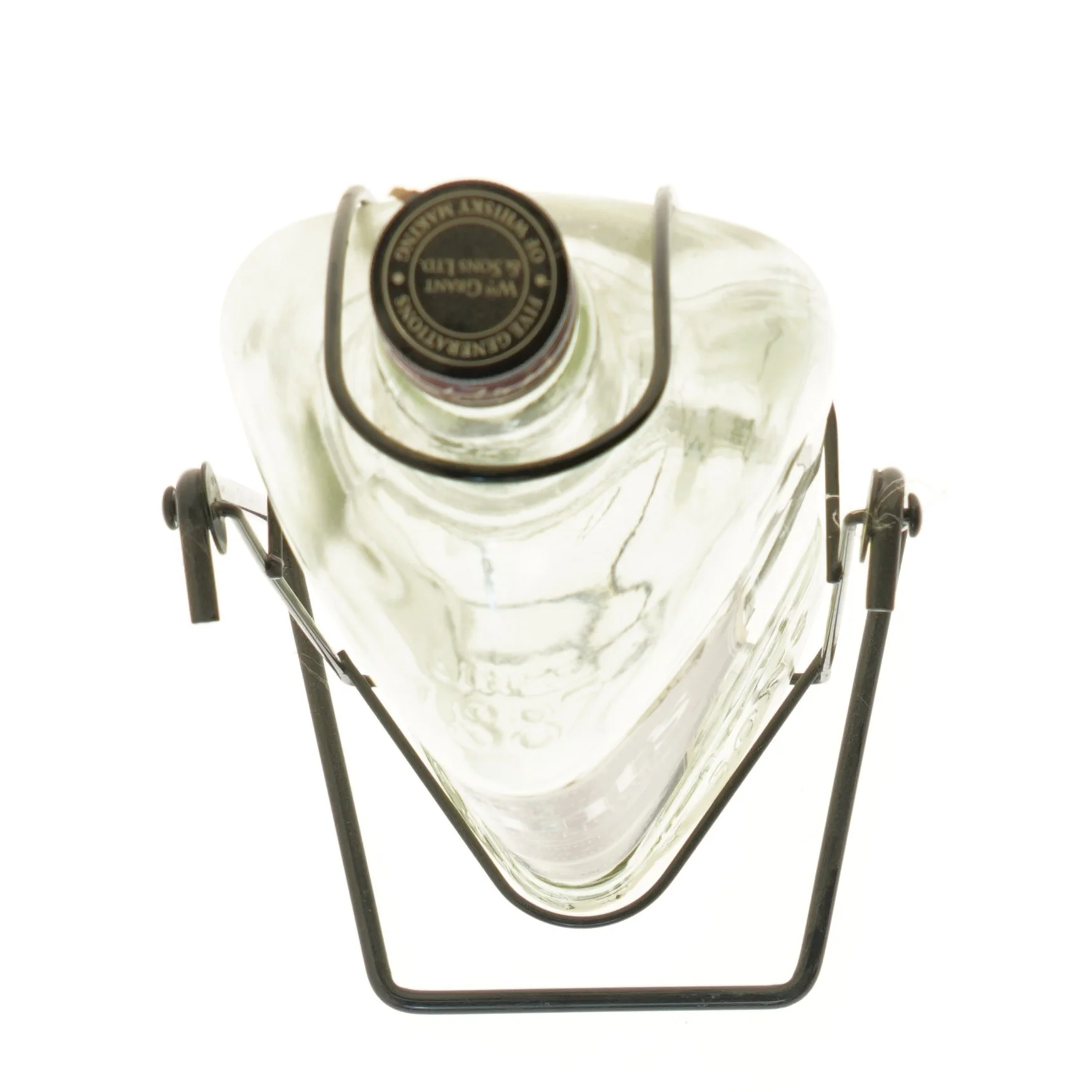 Dekorativ flaske på stativ fra Grant's (str. 53 cm)