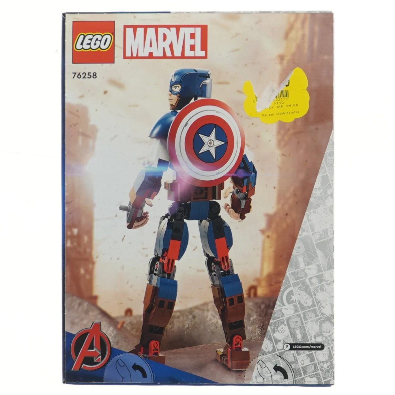 LEGO Marvel Captain America Construction Figure fra Lego (str. 19x26 cm)