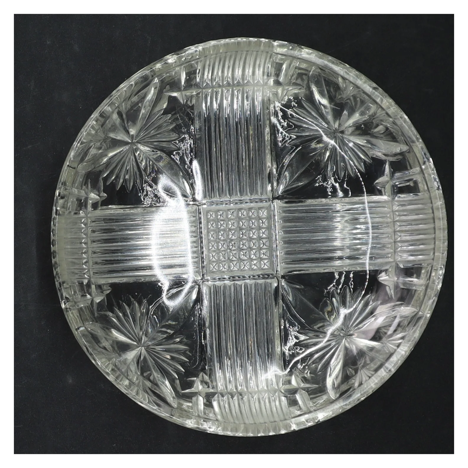 Glaskrystal assietter (str. Ø. 14,5 cm)