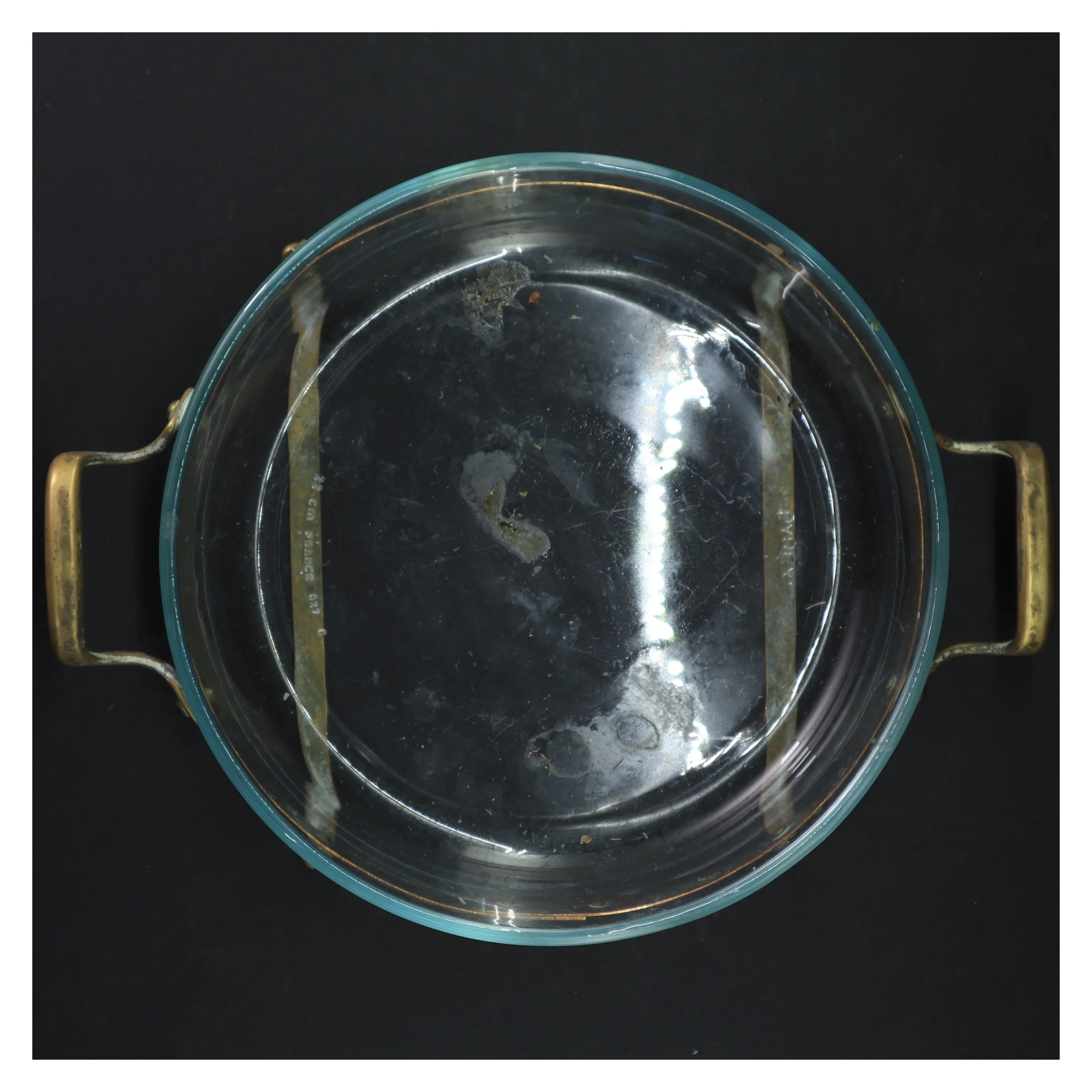  Glas fad fra Pyrex (str. Ø 22 cm)