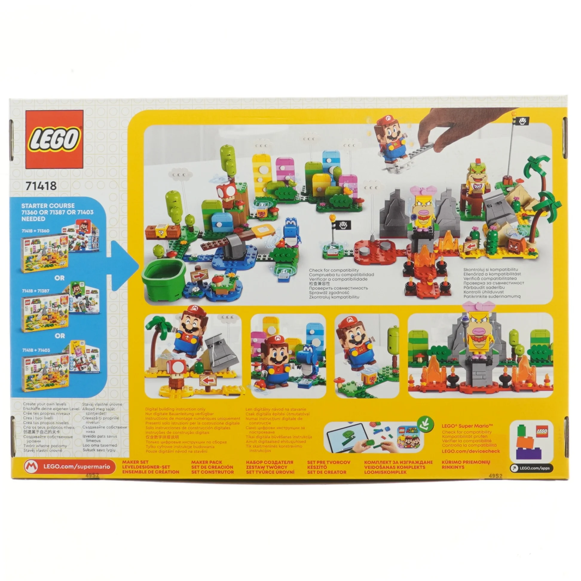 LEGO Super Mario Maker Set fra Lego (str. 38x26 cm)