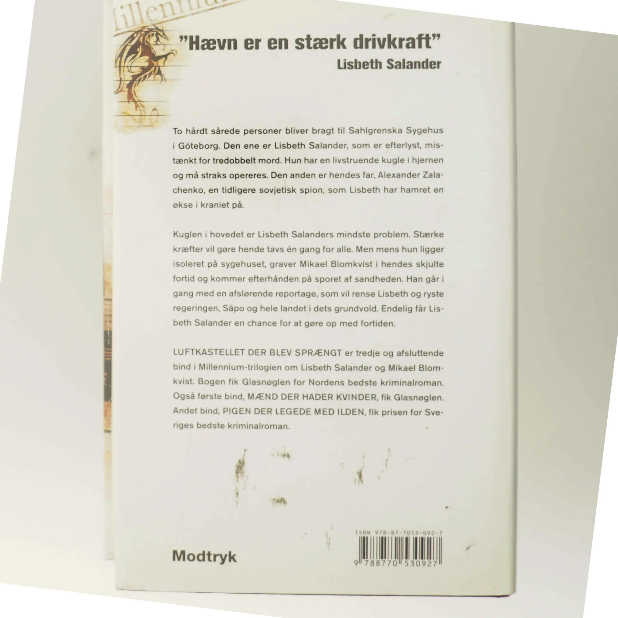 Luftkastelletderblevsprngt Stir up a Hornets' Nest of Girl. Shi Dige Larsen. the Danish Original. Hardcover](chinese Edition) af Stieg Larsson (Bog)