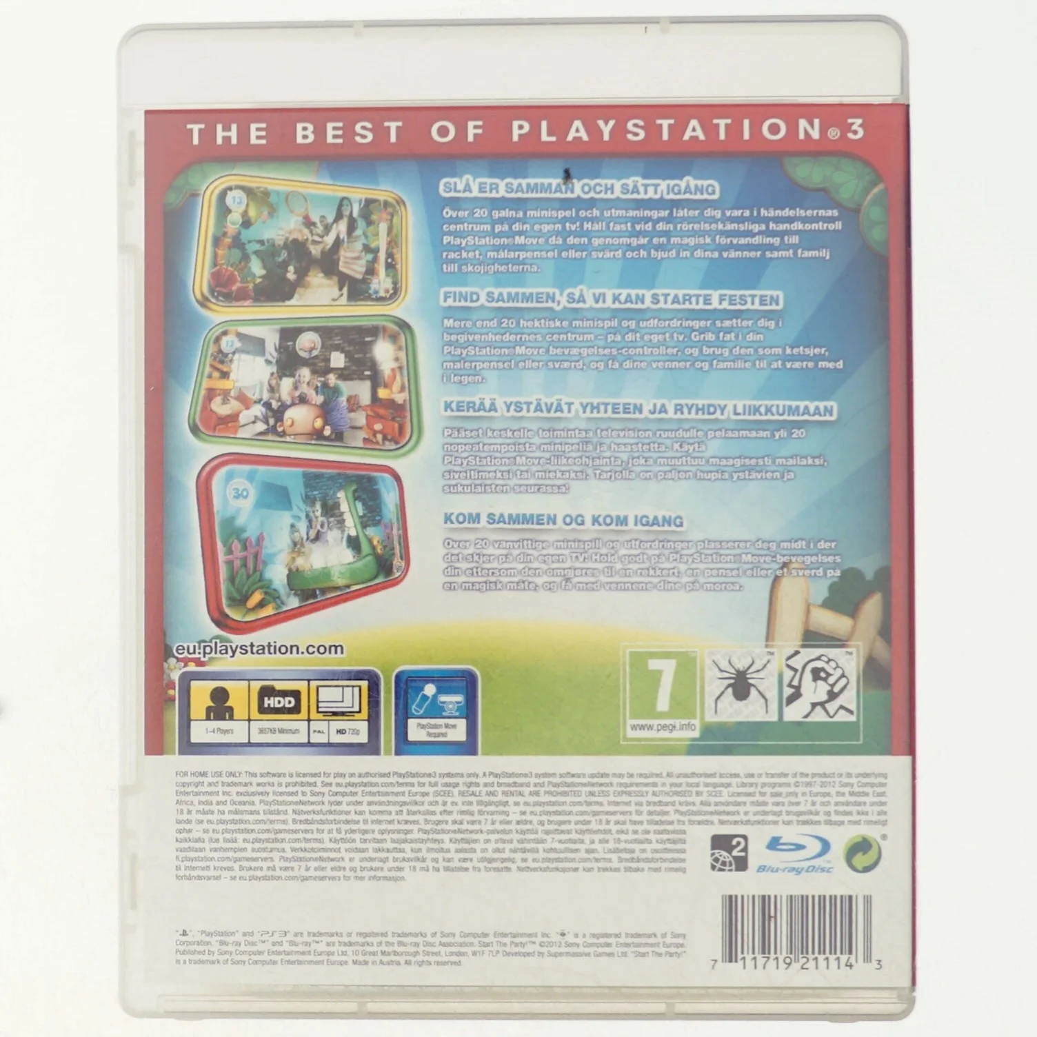 PS3 start the party fra Playstation