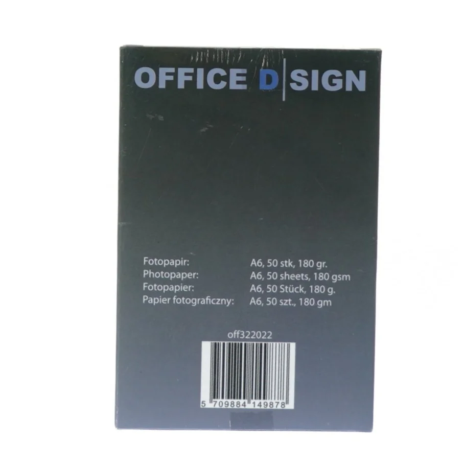 A6 fotopapir fra Office Design (str. 15 x 10 cm)