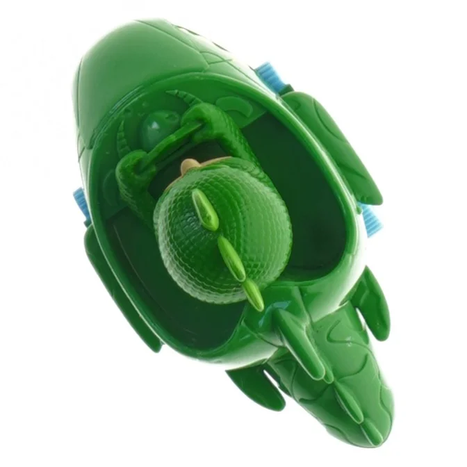 Legetøjs dinosaur i køretøj, pj mask (str. 10 cm)