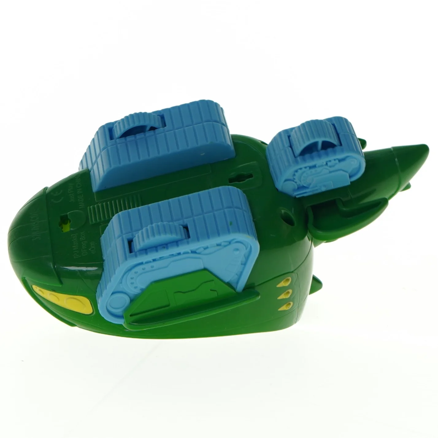 Grøn plastik legetøjsbåd, pj mask (str. 17 cm)