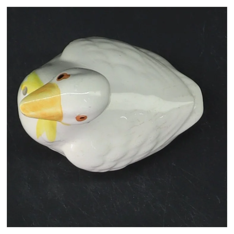 Keramisk gåsefigur (str. 10 cm)