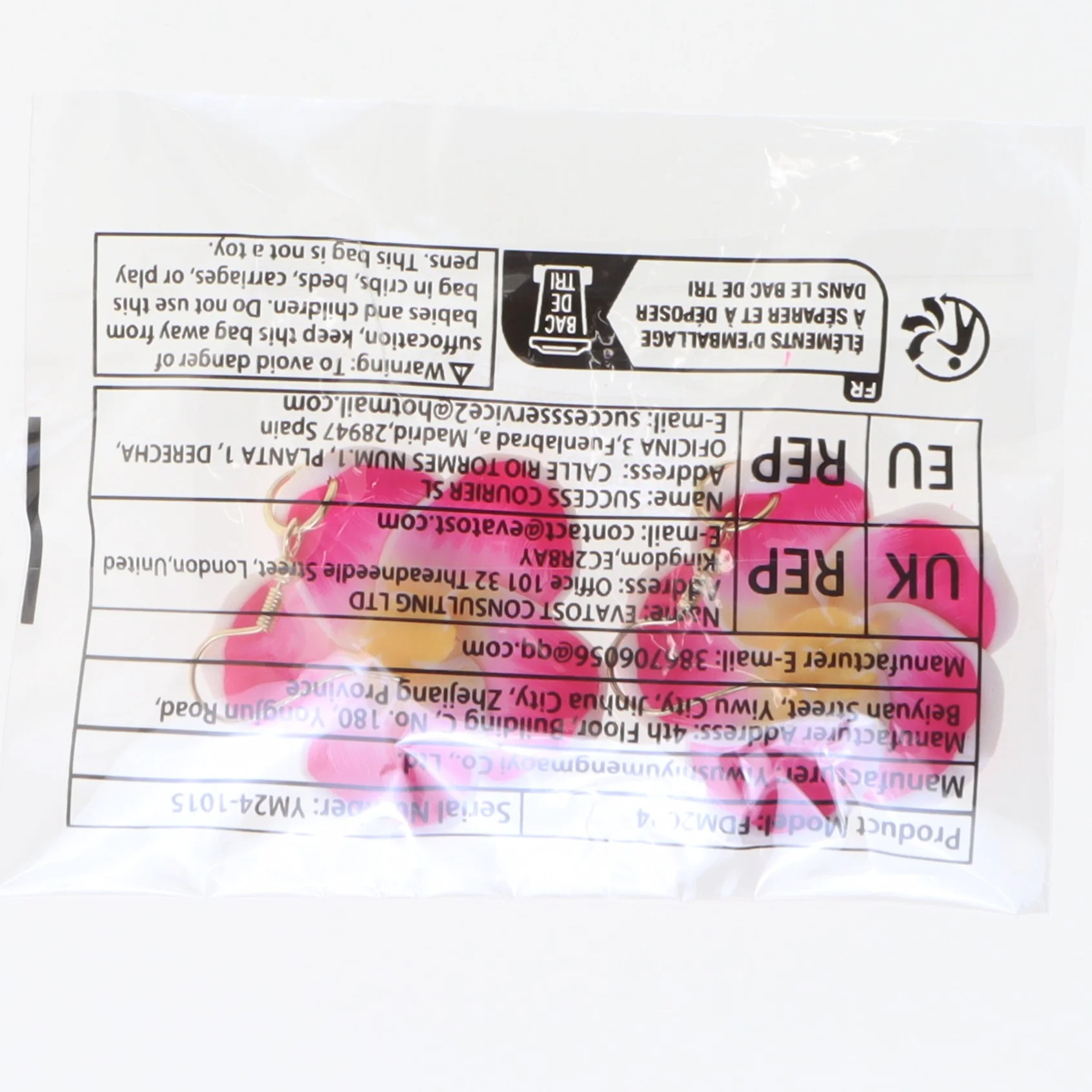 Blomsterøreringe (str. Ø 4 cm)