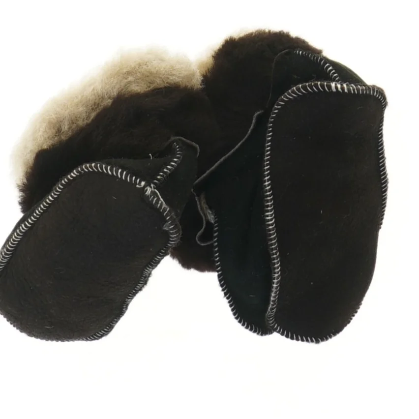 Babystøvler med uldfor (str. 12 cm)