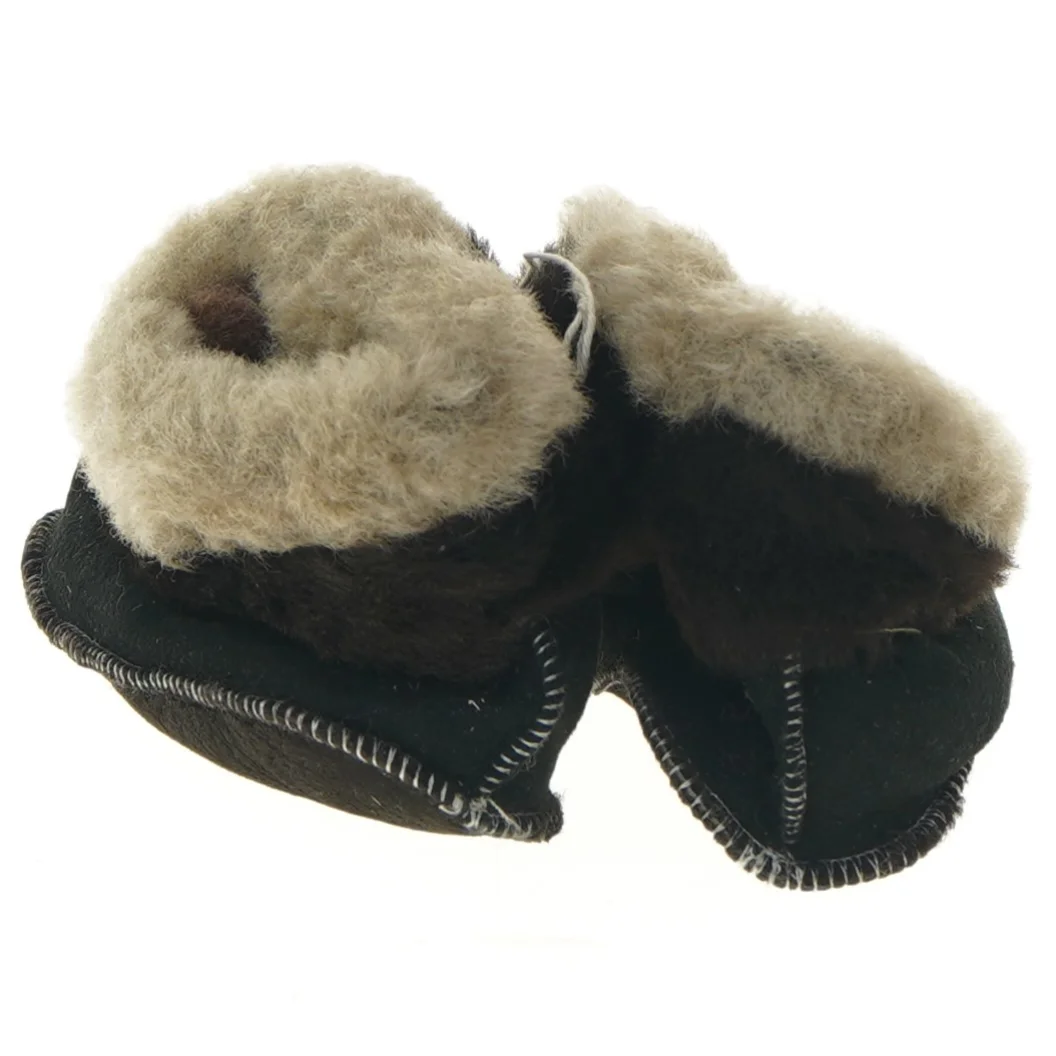 Babystøvler med uldfor (str. 12 cm)