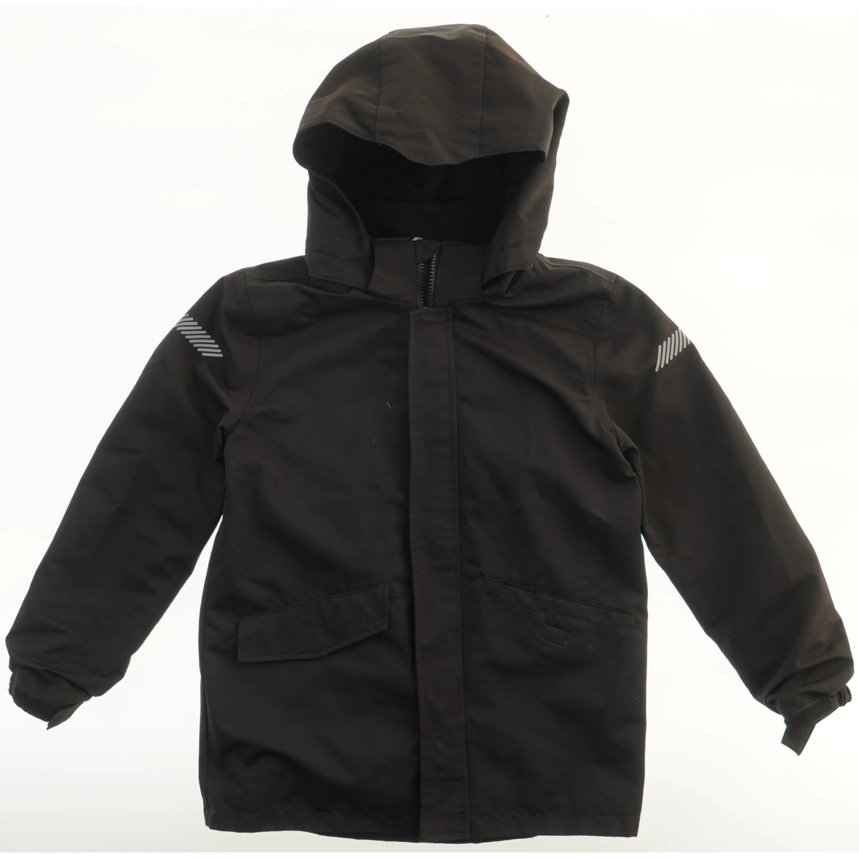 Vinterjakke med hætte fra H&M (str. 134)