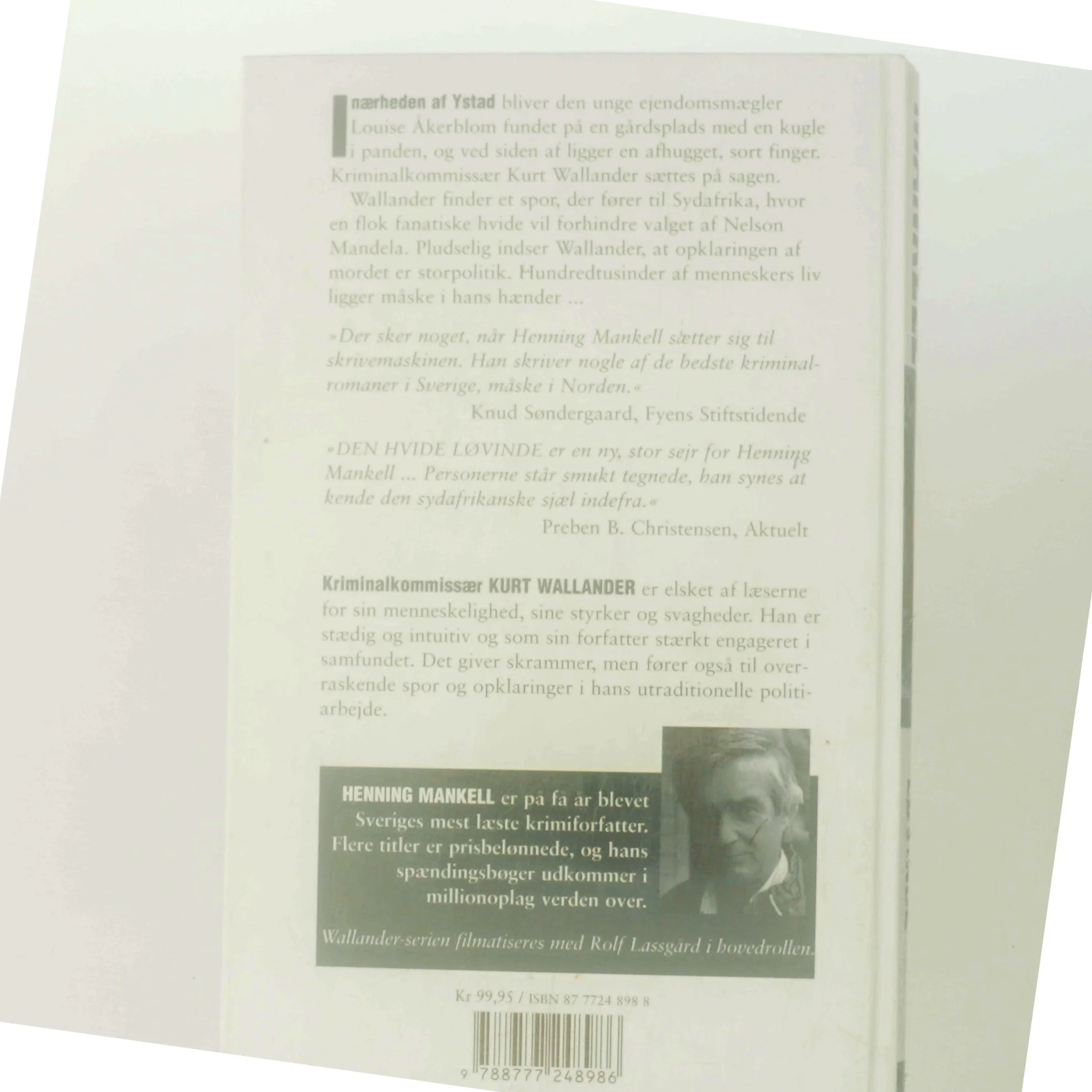 Den hvide løvinde af Henning Mankell (Bog)