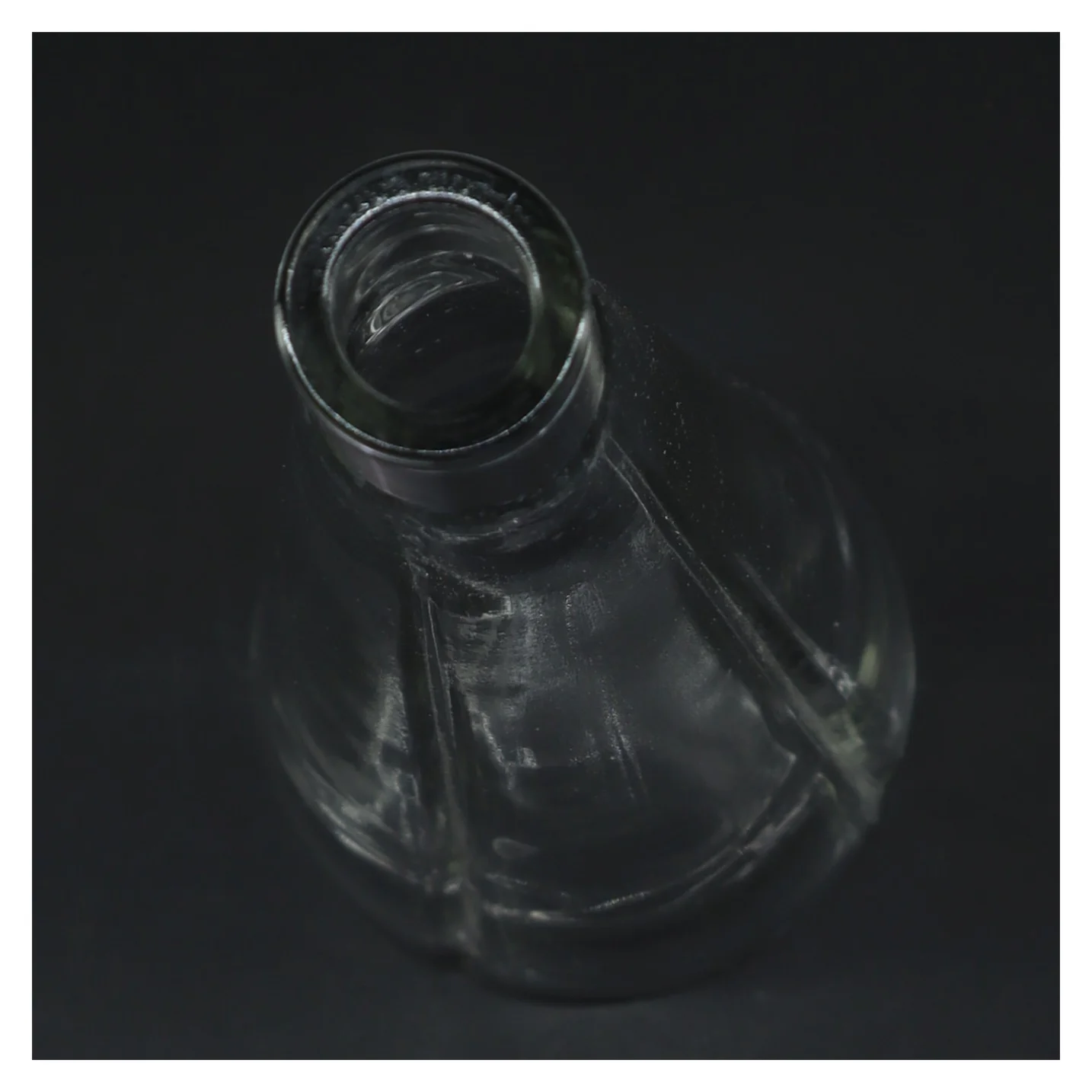 Glasvase med metallåg fra Rosendahl (str. 34 cm)