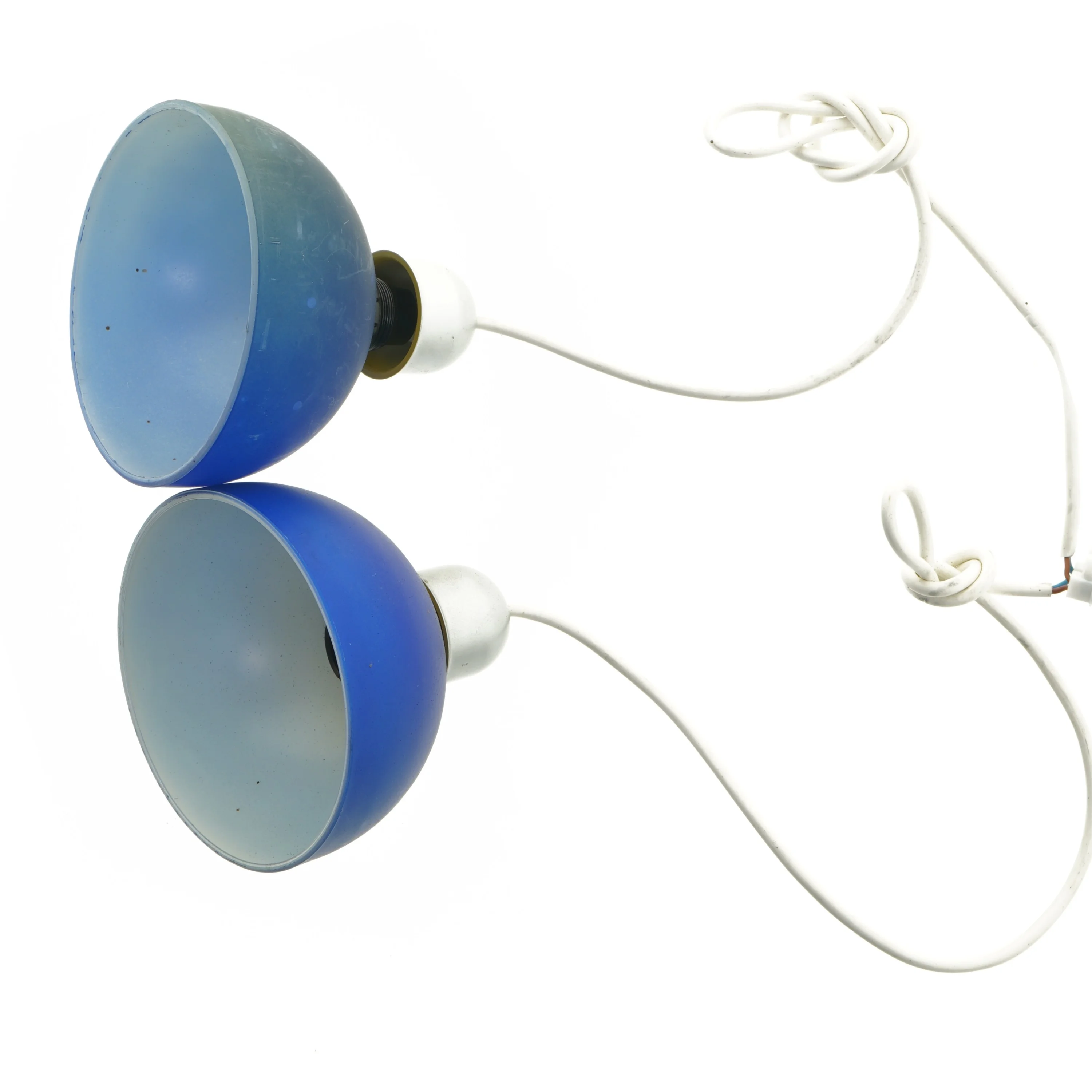 Blå pendler (str. Ø 14x11 cm)