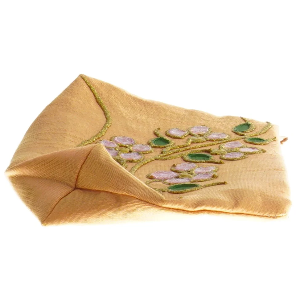 Broderet pung (str. 12x15 cm)