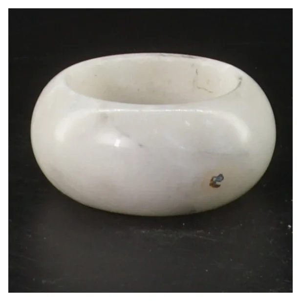 Hvide marmor lysestager (str. Ø 6 cm)