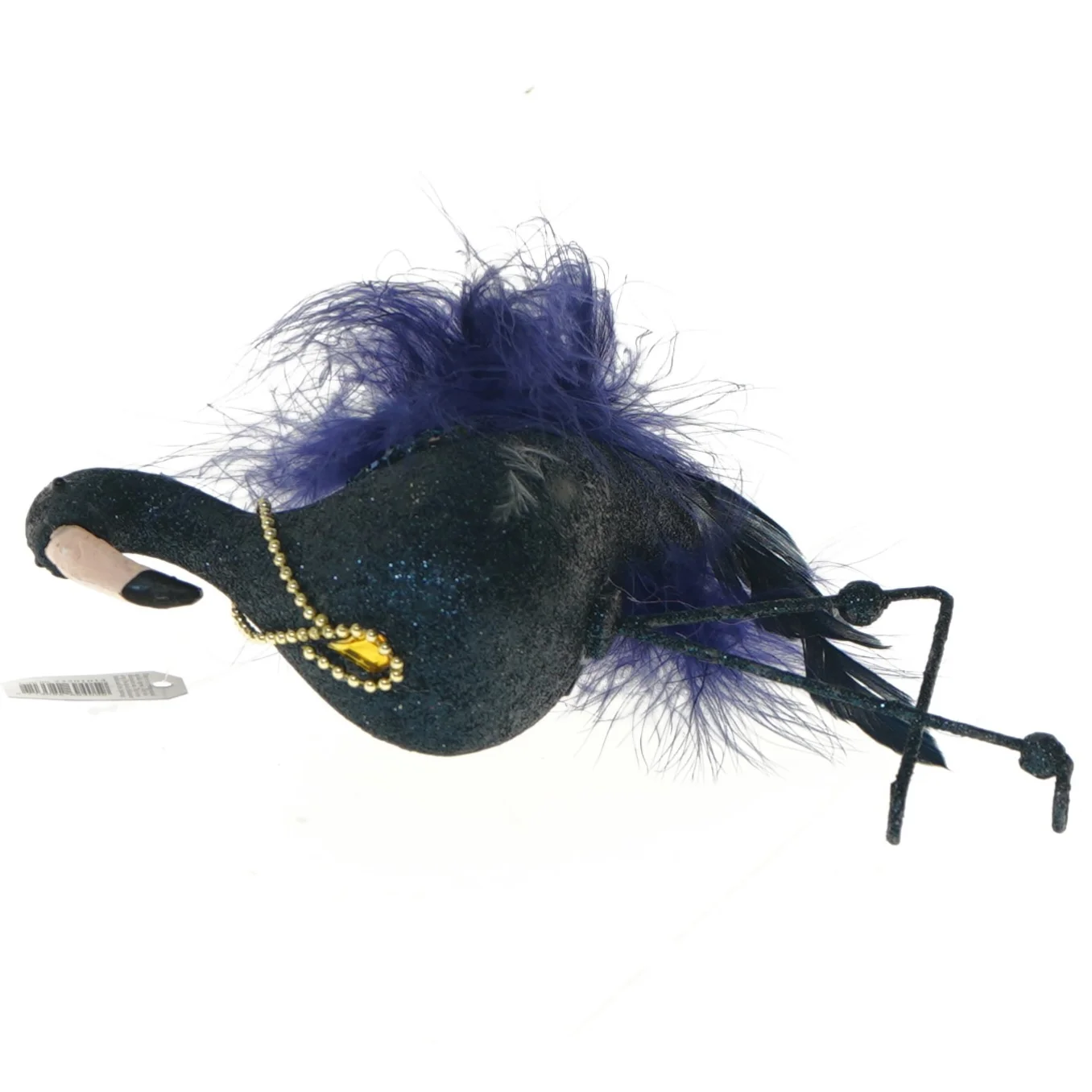 Dekorativ flamingo med glimmer fra Det Gamle Apotek (str. 20 cm)