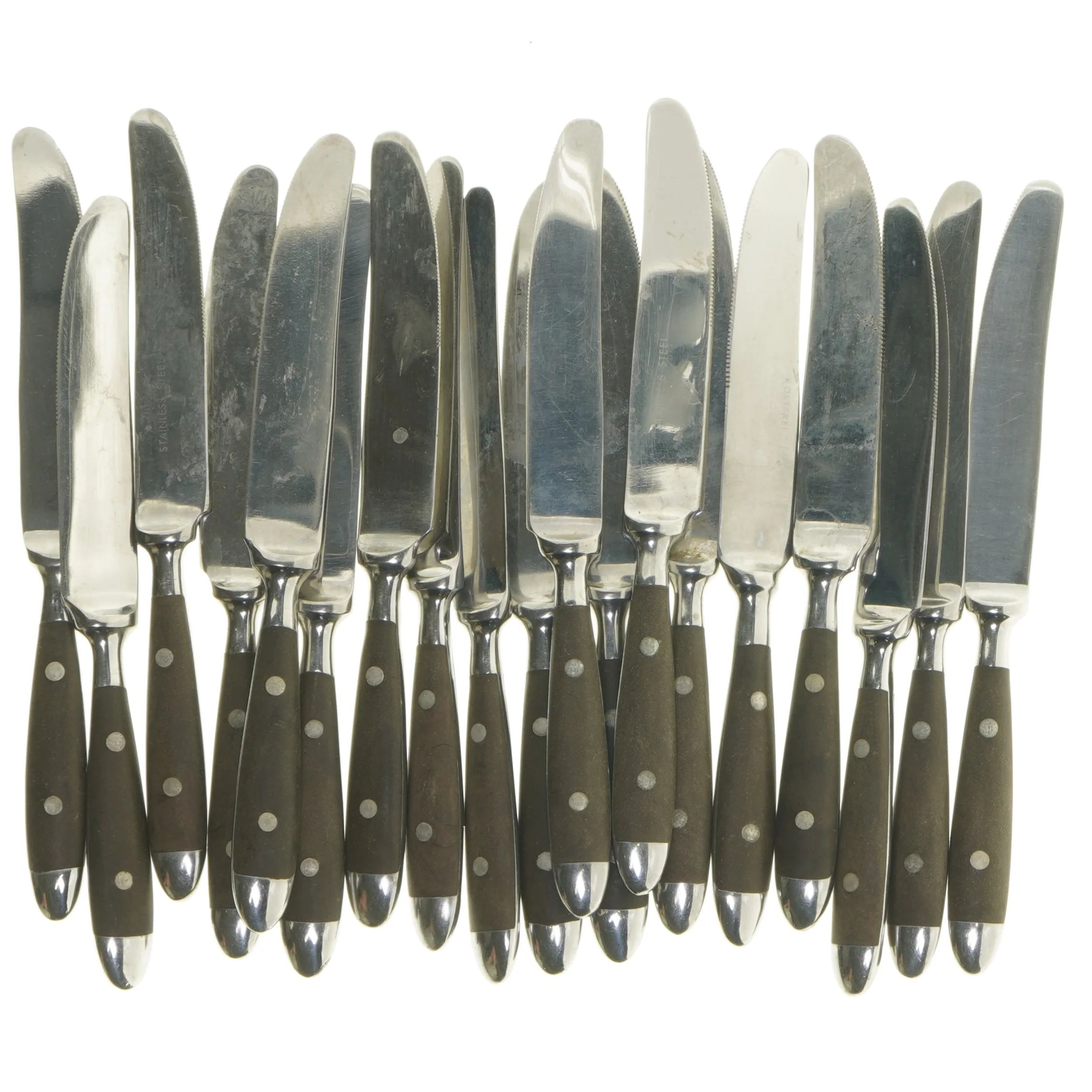 Sæt af smørknive, 21 cm (str. 19 styk, 21 cm)