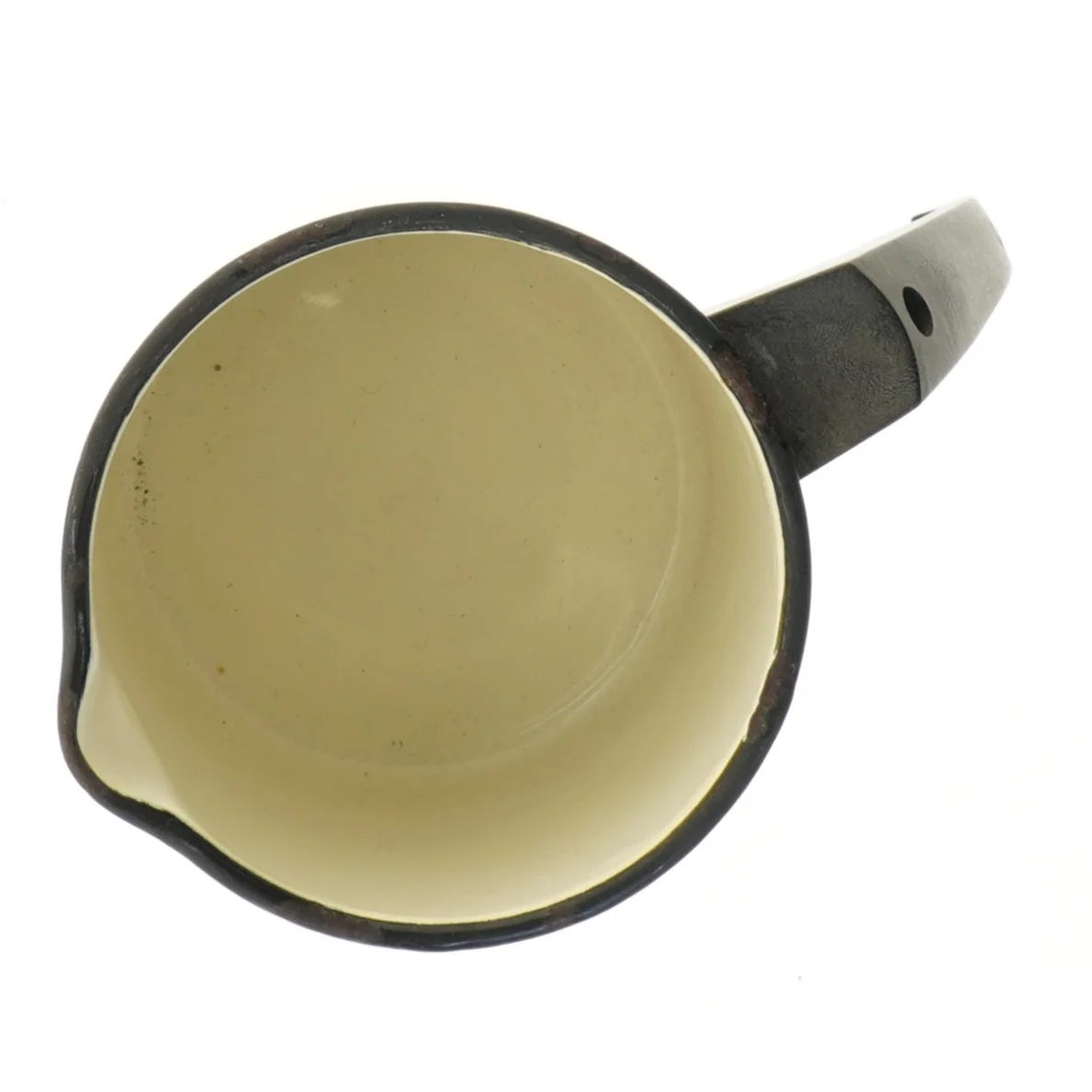 Emaljeret kande med blomster fra ECOLO (str. 17 cm)