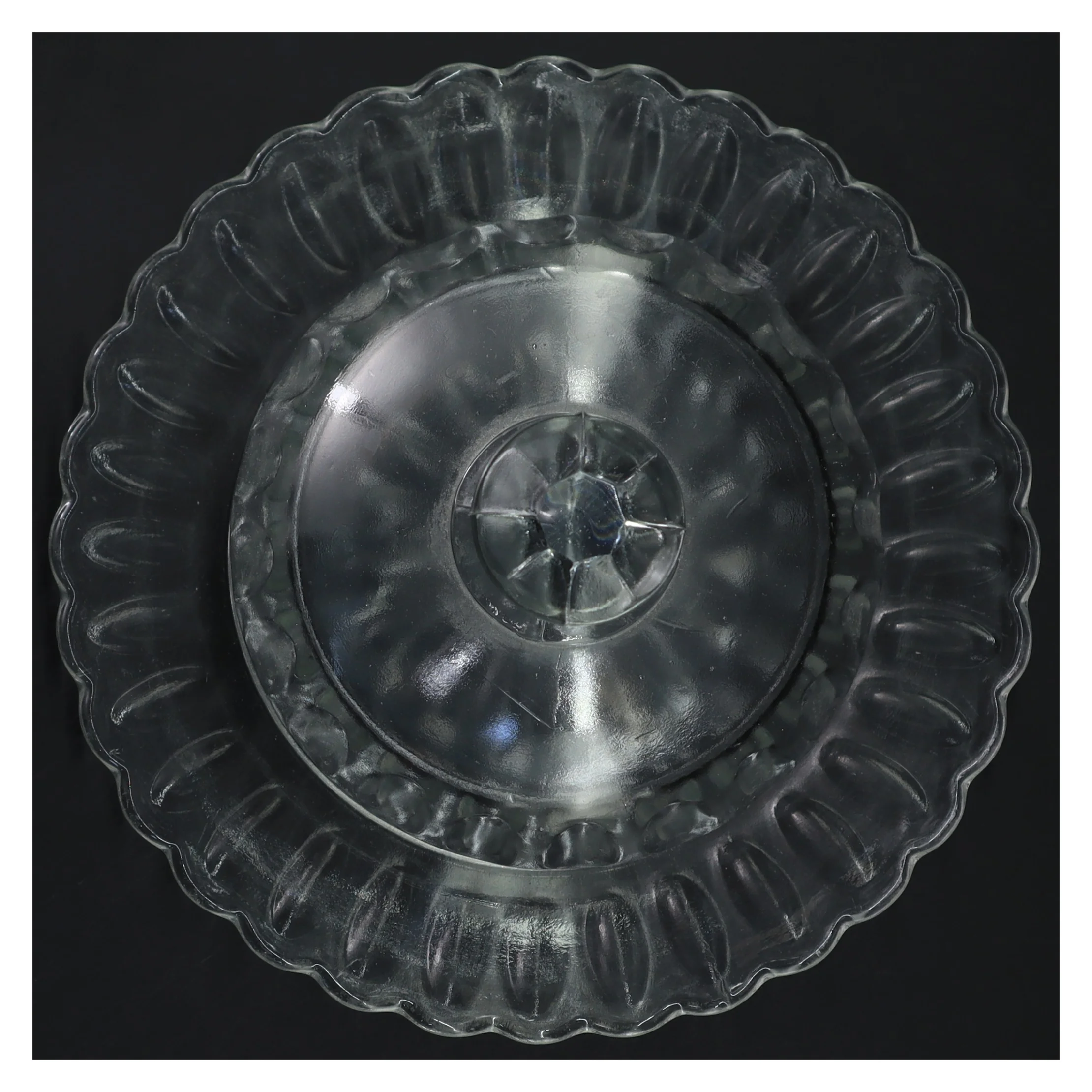 Glas osteklokke (str. Ø 22&ø14x15 cm)