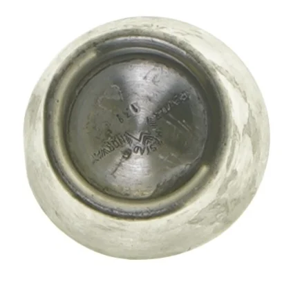 Dekorativ metalvase med mønster fra Pewter (str. 6,5 cm)