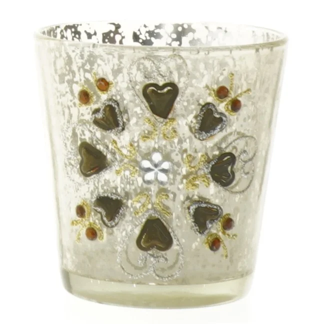 Dekorative lysestager (str. Ø 7,5 cm længde 8 cm)