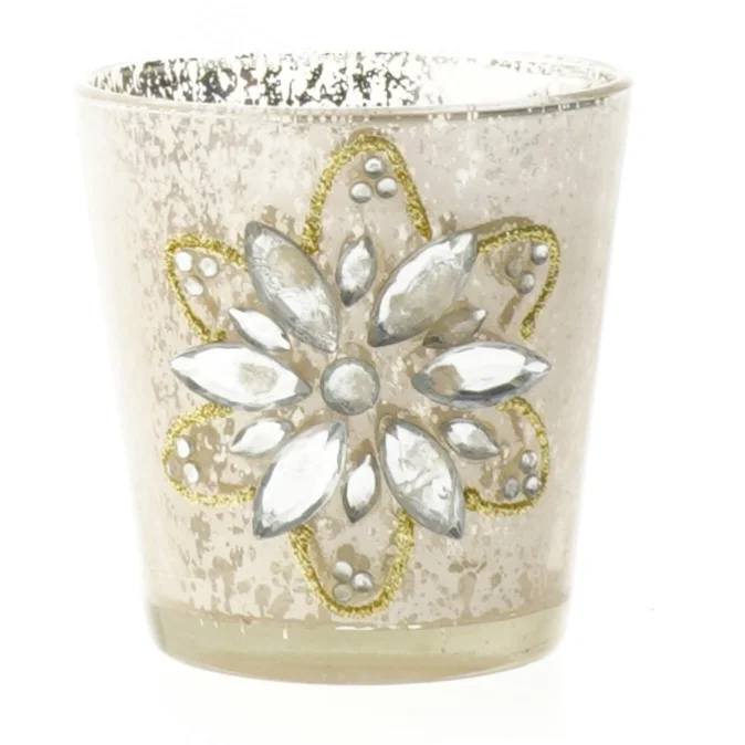 Dekorative lysestager (str. Ø 7,5 cm længde 8 cm)