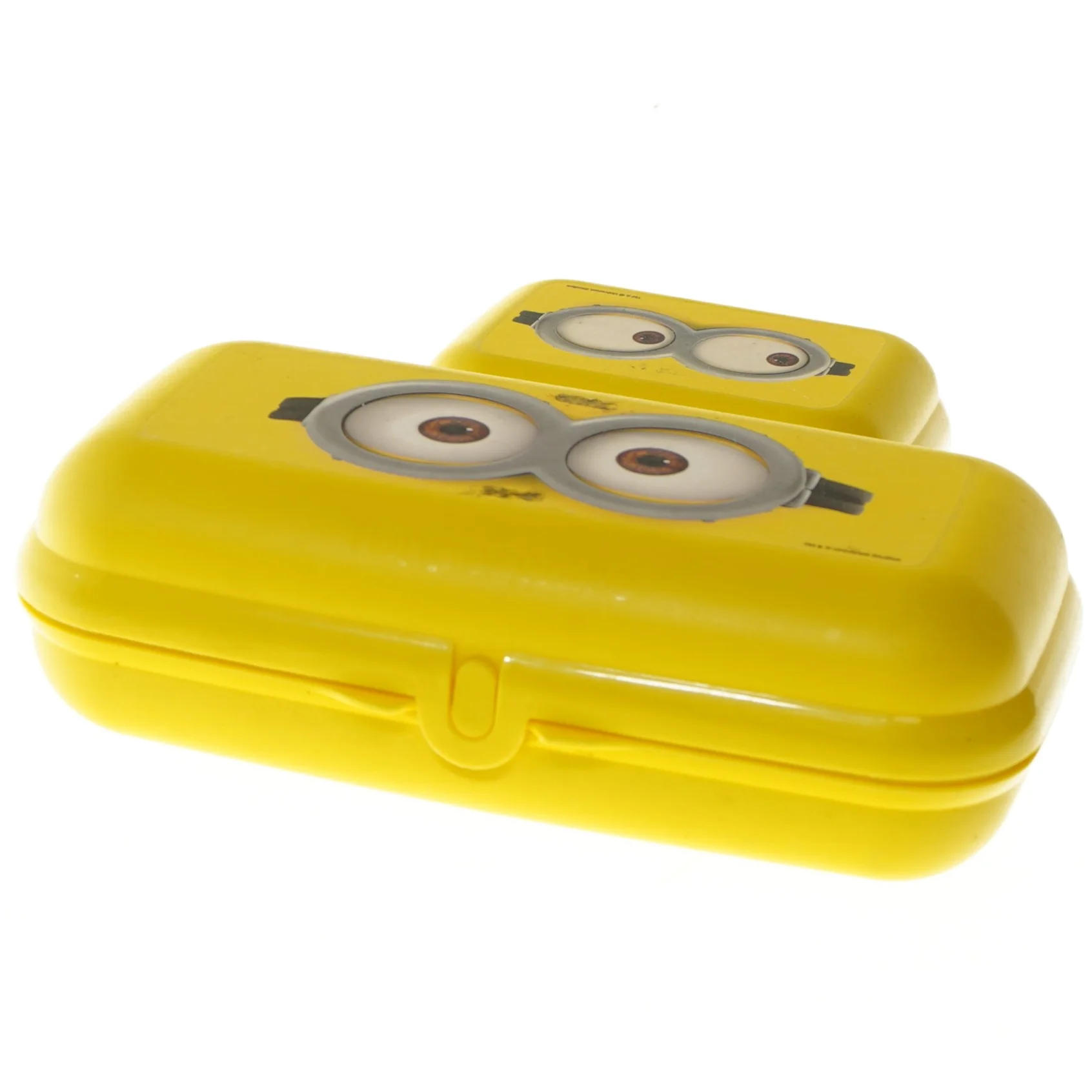 Sæt af madkasser med motiv fra Minions (str. 22x12x7 og 10x13x5 cm)