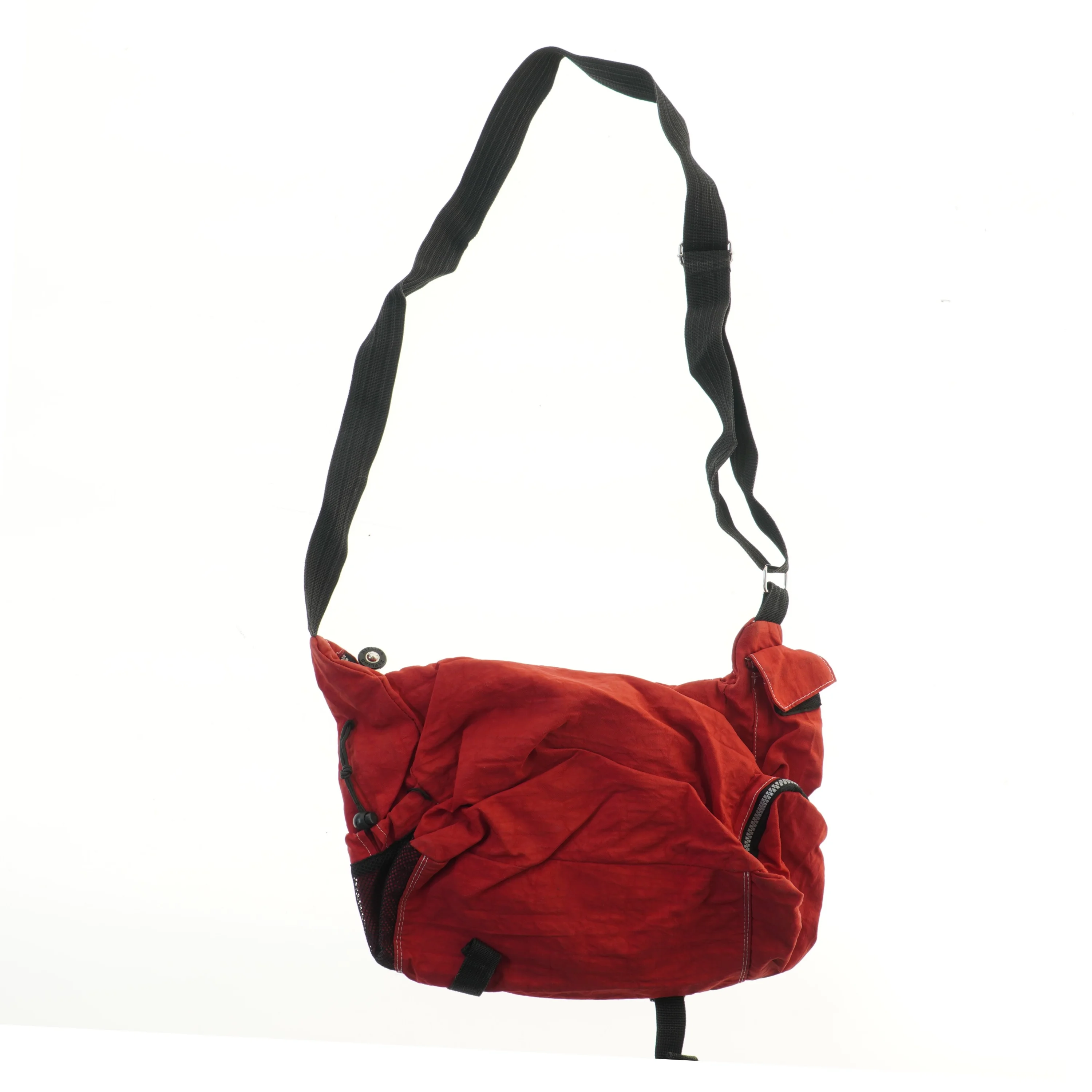 Rød skuldertaske fra Kipling (str. 38x28 cm)