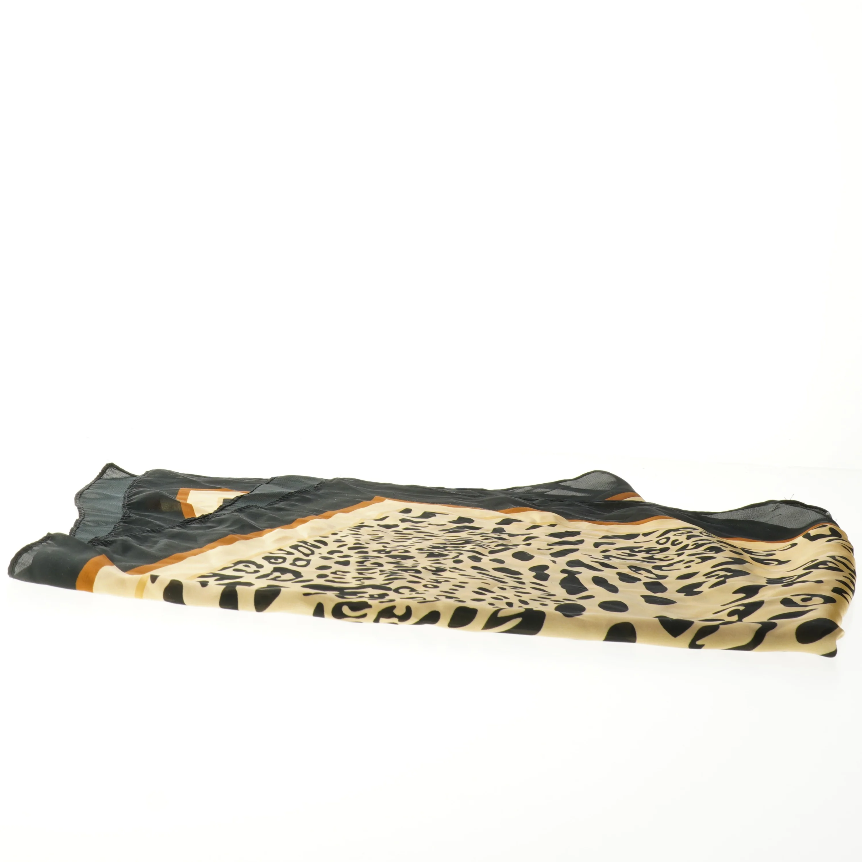 Leopard mønstret tørklæde (str. 69x70 cm)