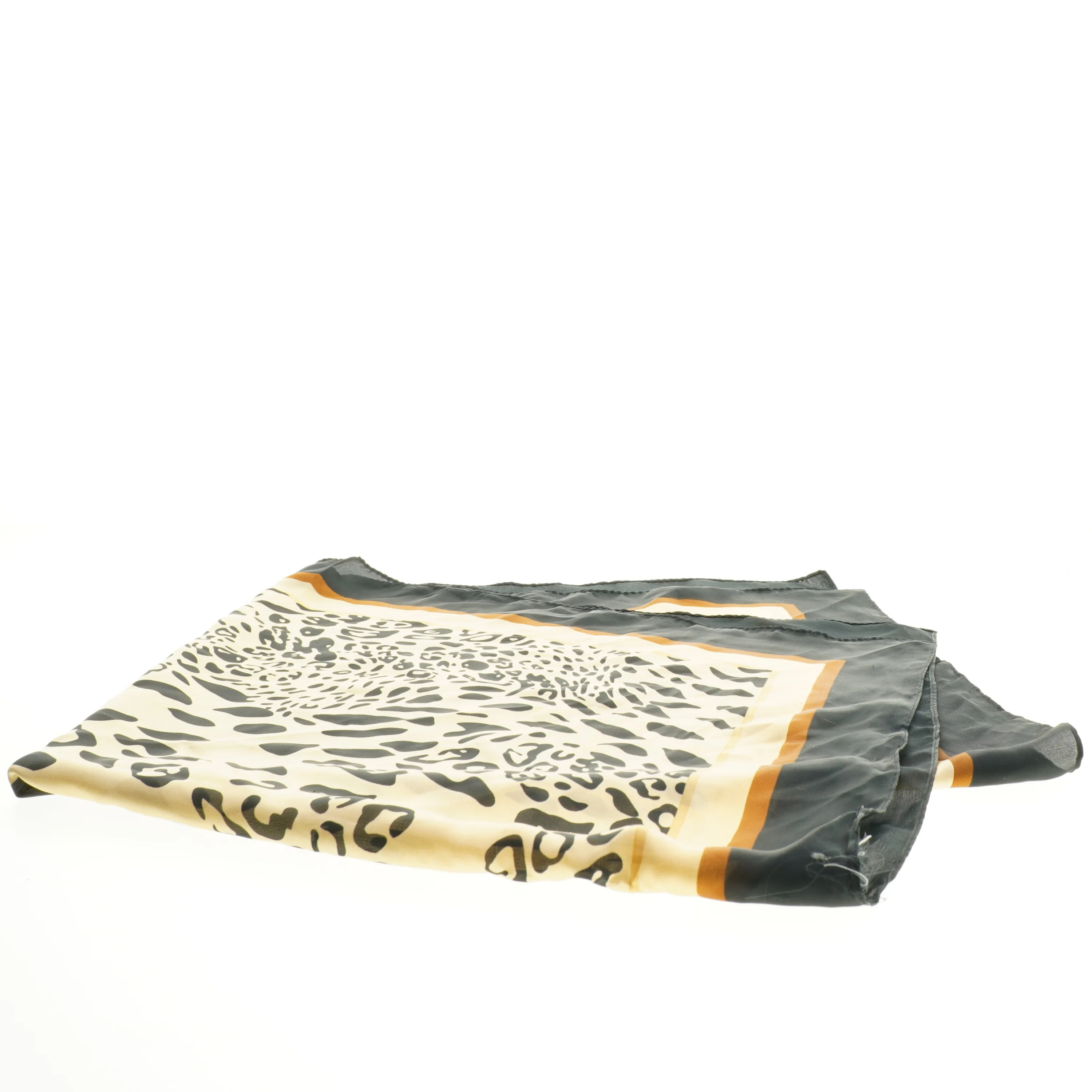 Leopard mønstret tørklæde (str. 69x70 cm)