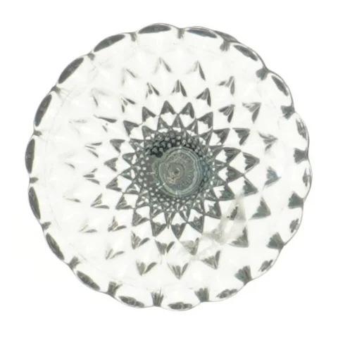 Lysestage i glas (str. 10,5 cm)