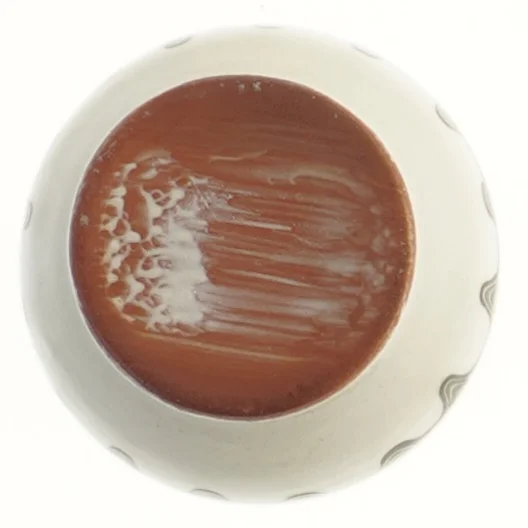 Dekorativ krukke med låg (str. 14 cm)