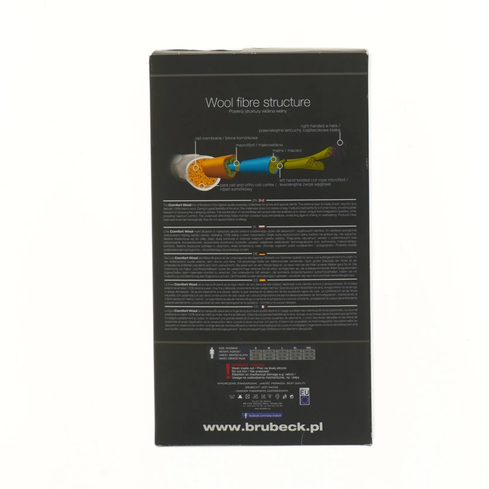 Brubeck merino uld bukser fra Brubeck (str. M)