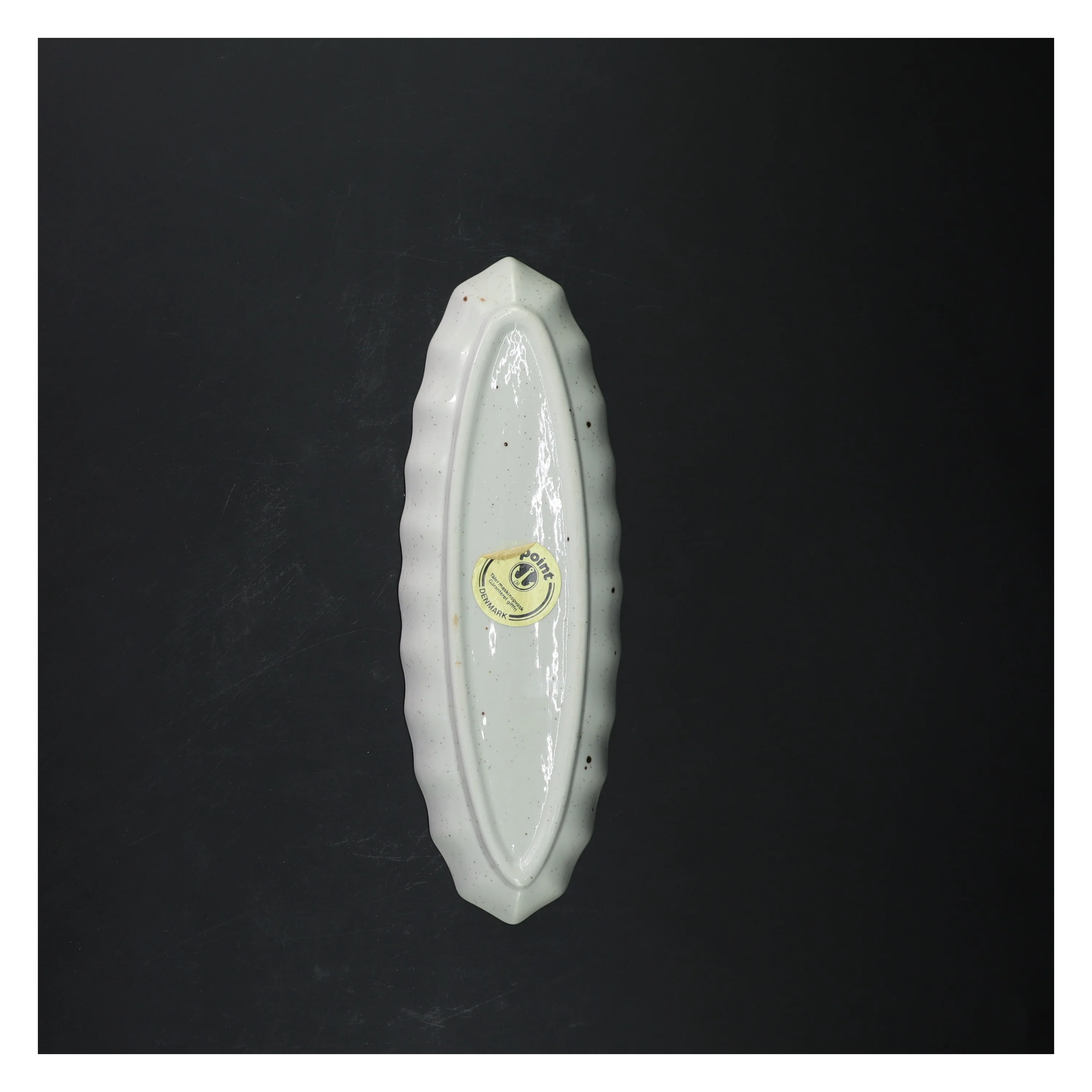 Oval fad i keramik, 3 styk fra Point (str. 3 styk, 25 cm)