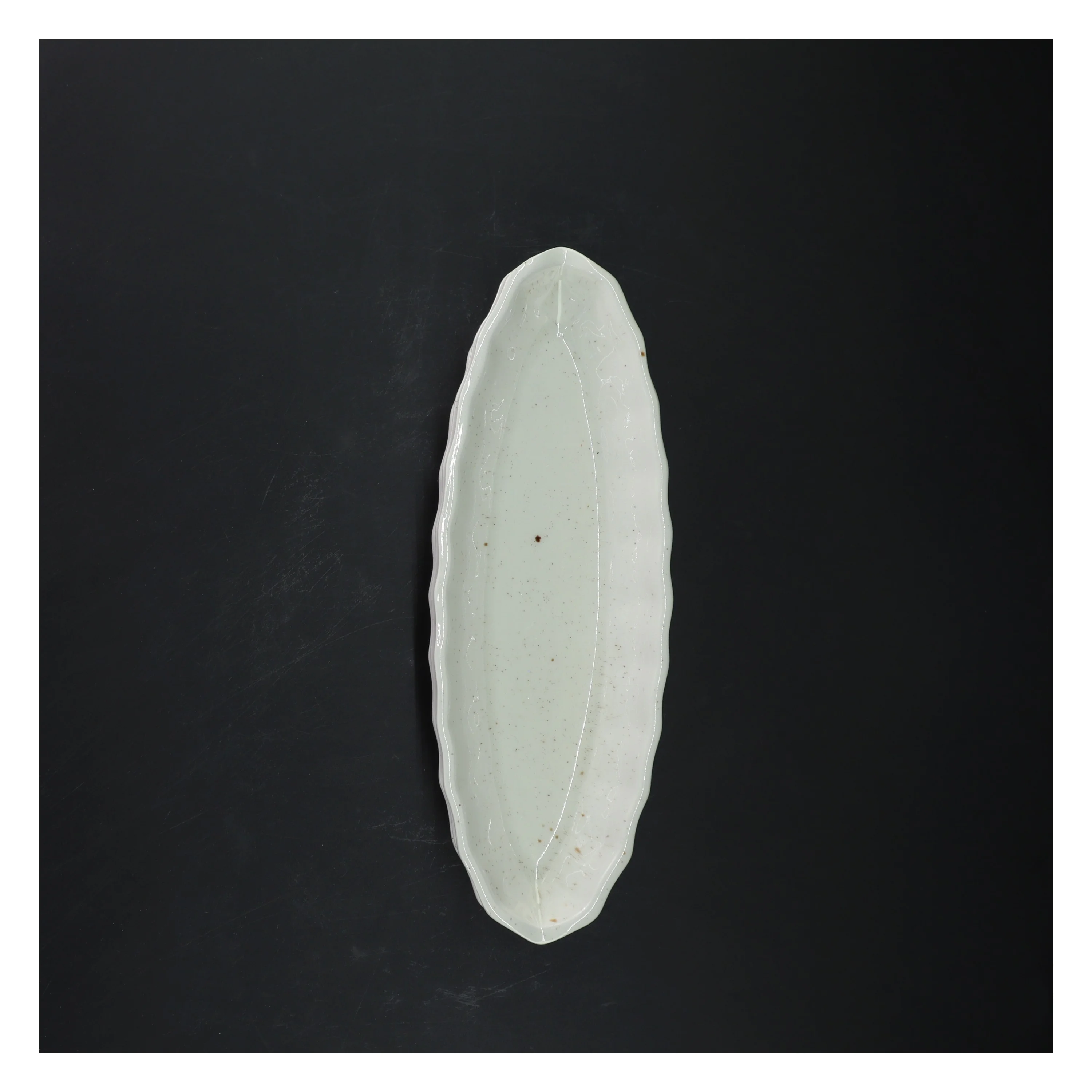 Oval fad i keramik, 3 styk fra Point (str. 3 styk, 25 cm)