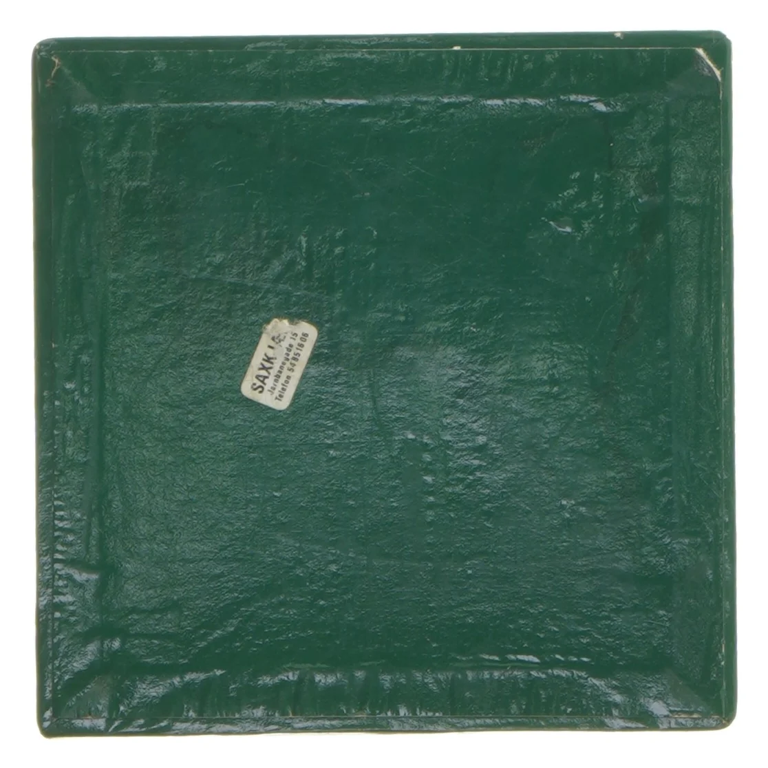 Grøn opbevaringskasse (str. 11x12,5x12,5 cm)