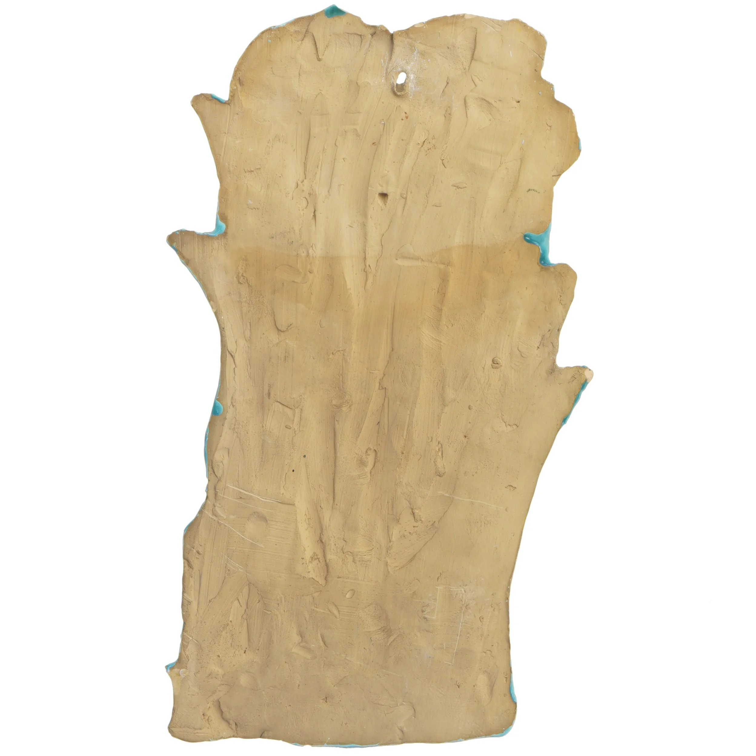 Keramisk vægdekoration med giraffmotiv (str. 32x15 cm)