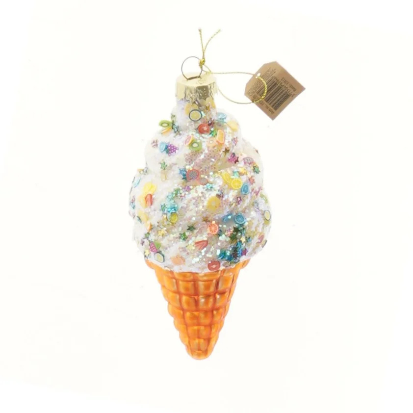 Julepynt isvaffel ornament fra Det Gamle Apotek (str. 14 cm)