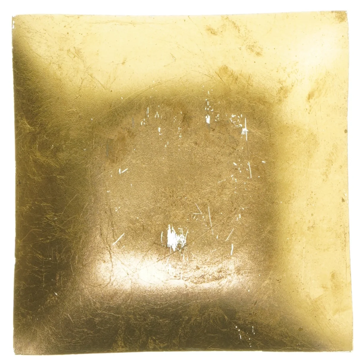 Dekorativ glasfad med blomstermotiv (str. 15x15 cm)