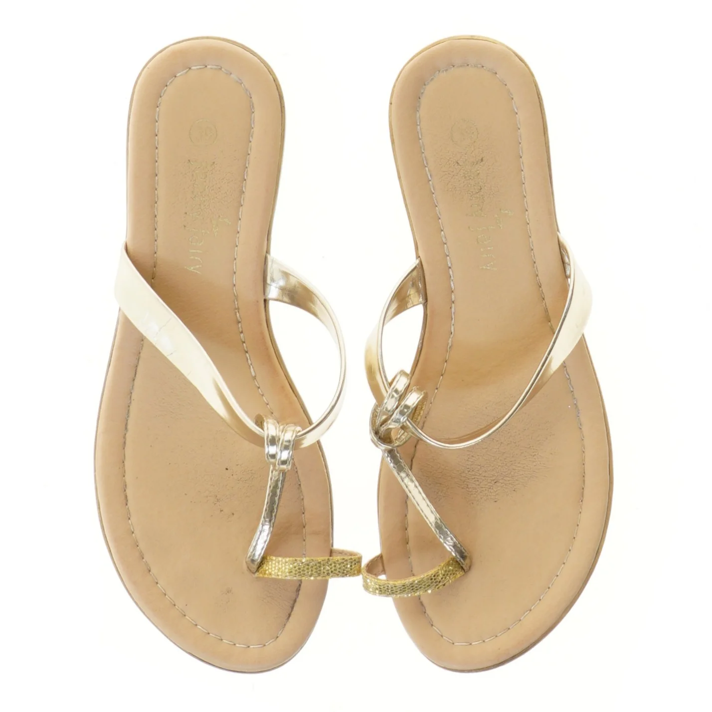 Sandaler i guld, str. 39 fra Jenny Fairy (str. 39 )
